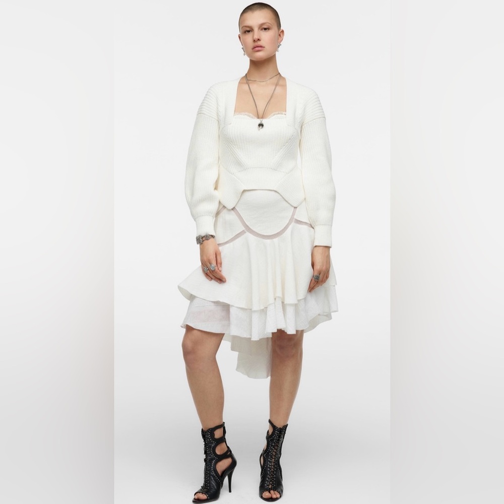 ZARA ASYMMETRICAL SWEATER LIMITED EDITION SIZE M REF. 6771/031 - Picture 1 of 7